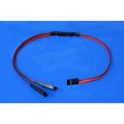Y - kabel rozgałęziacz 15 cm (JR) - 0,13mm2 26AWG - płaski - MSP