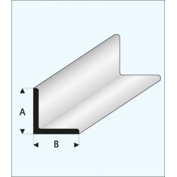 Kątownik symetryczny plastikowy 8,0 x 8,0 x 1000 mm - MAQUETT