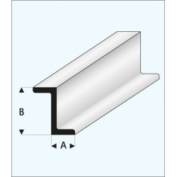 Plastikowy Profil Typu "Z" 5,0 x 10 x 1000 mm - MAQUETT