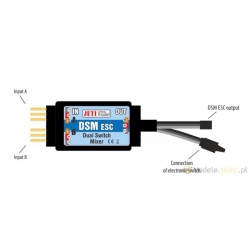 Elektroniczny przełącznik DSM ESC Dual Switch - Jeti Model