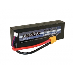 Redox 6000 mAh 7,4V 50C Hardcase - pakiet LiPo