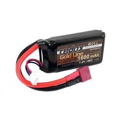 Redox Gold Line 1600 mAh 7,4V 80C - pakiet LiPo