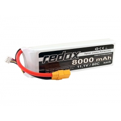 Redox 8000 mAh 11,1V 80C XT-90 - pakiet LiPo