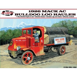 Model Plastikowy - ATLANTIS Models Ciężarówka 1:24 1926 Mack Bulldog Log Hauler - AMCM2401