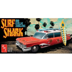 Model Plastikowy - Samochód 1:25 Surf Shark 1959 Cadillac Ambulance - AMT1242