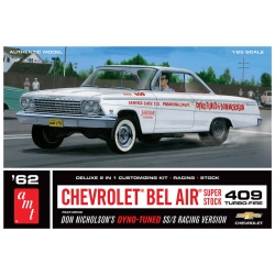 Model Plastikowy - Samochód 1:25 1962 Chevy Bel Air Super Stock Don Nicholson - AMT1283