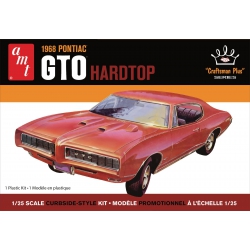 Model Plastikowy - Samochód 1:25 1968 Pontiac GTO Hardtop Craftsman Plus Car - AMT1411