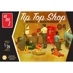 Model Plastikowy - Zestaw akcesoriów garażowych "Tip Shop Shop” („Sklep z poradami”) 1:25 Garage Accessory Set #2 2T - AMTPP016
