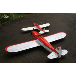 Samolot Fly Baby 2.4m (klasa 20 cc)(wersja czerwono-biała) ARF - VQ-Models