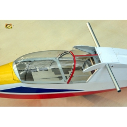 Szybowiec KA-7 2.5 m (wersja czerwono-biała) ARF - VQ-Models