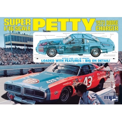 Model Plastikowy - Samochód 1:16 Richard Petty 1973 Dodge Charger - MPC938