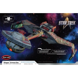 Model Plastikowy - Statek Kosmiczny Star Trek 6: The Undiscovered Country Klingon Kronos One 1:350 - POL997