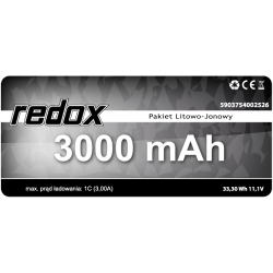 Redox ASG 3000 mAh 11,1V DEAN (scalony) - pakiet Li-Ion