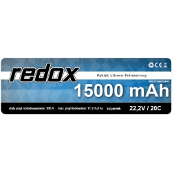 Redox 15000 mAh 22,2V 20C XT-90 - pakiet LiPo
