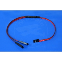 Y - kabel rozgałęziacz 45 cm (JR) - 0,13mm2 26AWG - płaski - MSP
