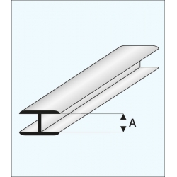 Profil Połączeniowy plastikowy Płaski 3,0 x 1000 mm - MAQUETT
