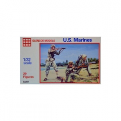 Model plastikowy - Figurki żołnierzy U.S. Marines (20 figurek) - Glencoe Models