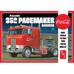 Model plastikowy - Ciężarówka Peterbilt 352 Pacemaker Cabover Coca-Cola 1:25 - AMT1090