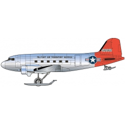 Model plastikowy - Samolot Arctic R4D USAF - Minicraft