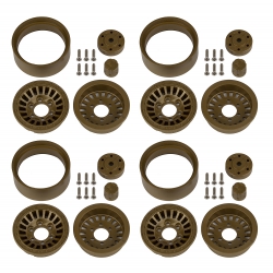 #42113 - Enduro - Turbine Wheels, 1.55" (bronze color) (kompletne felgi)